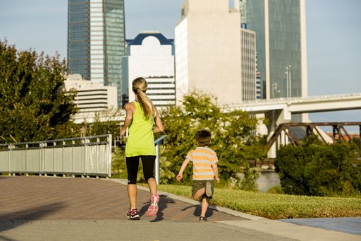 An image of Northbank Riverwalk & Corkscrew Park