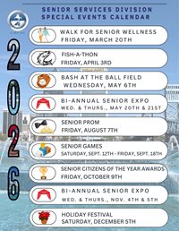Senior services division special events calendar