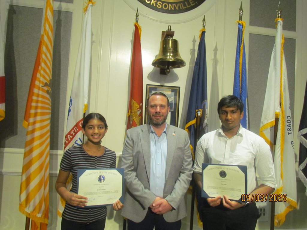 City Council Page Program at the LUZ meeting