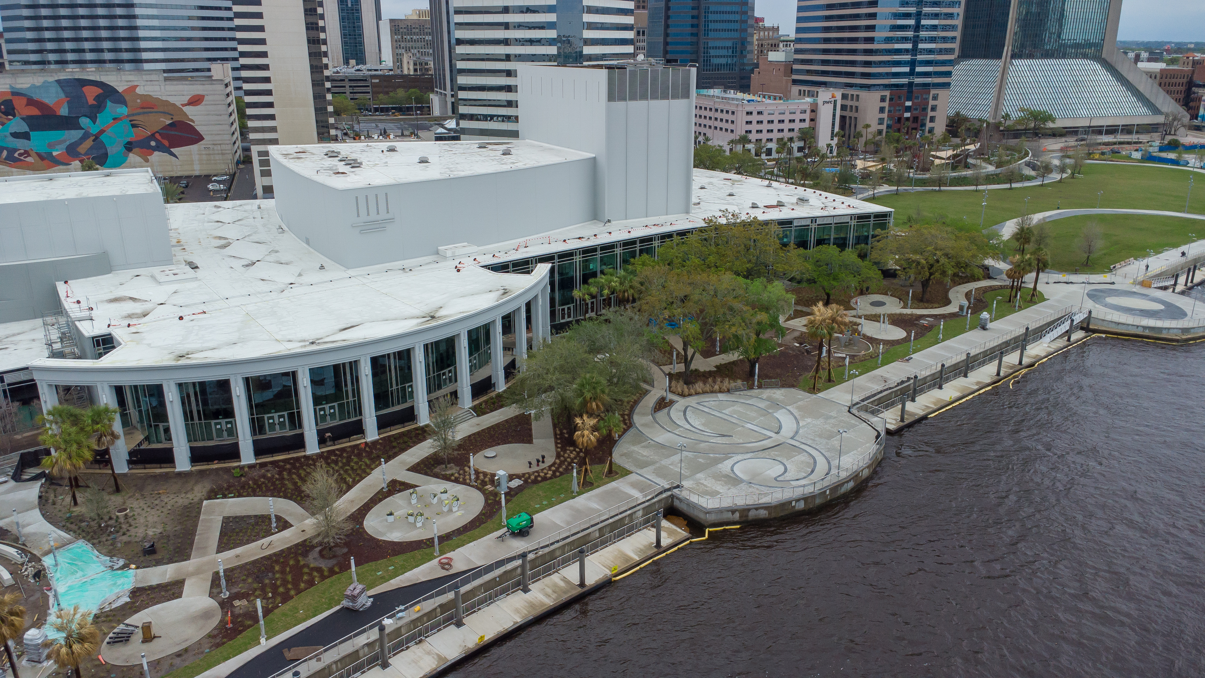 Music Heritage Garden Aerial Photo