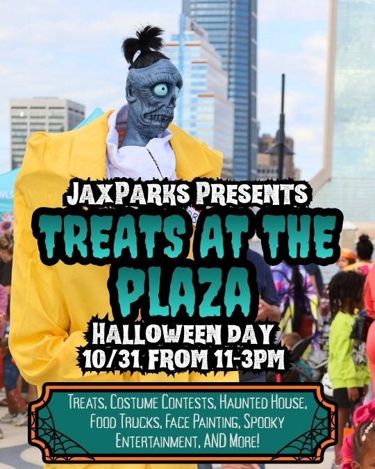 Treats at the Plaza on halloween day date changed to 11am - 3pm