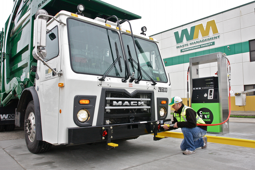 City permits CNG fuel facility for Waste Management