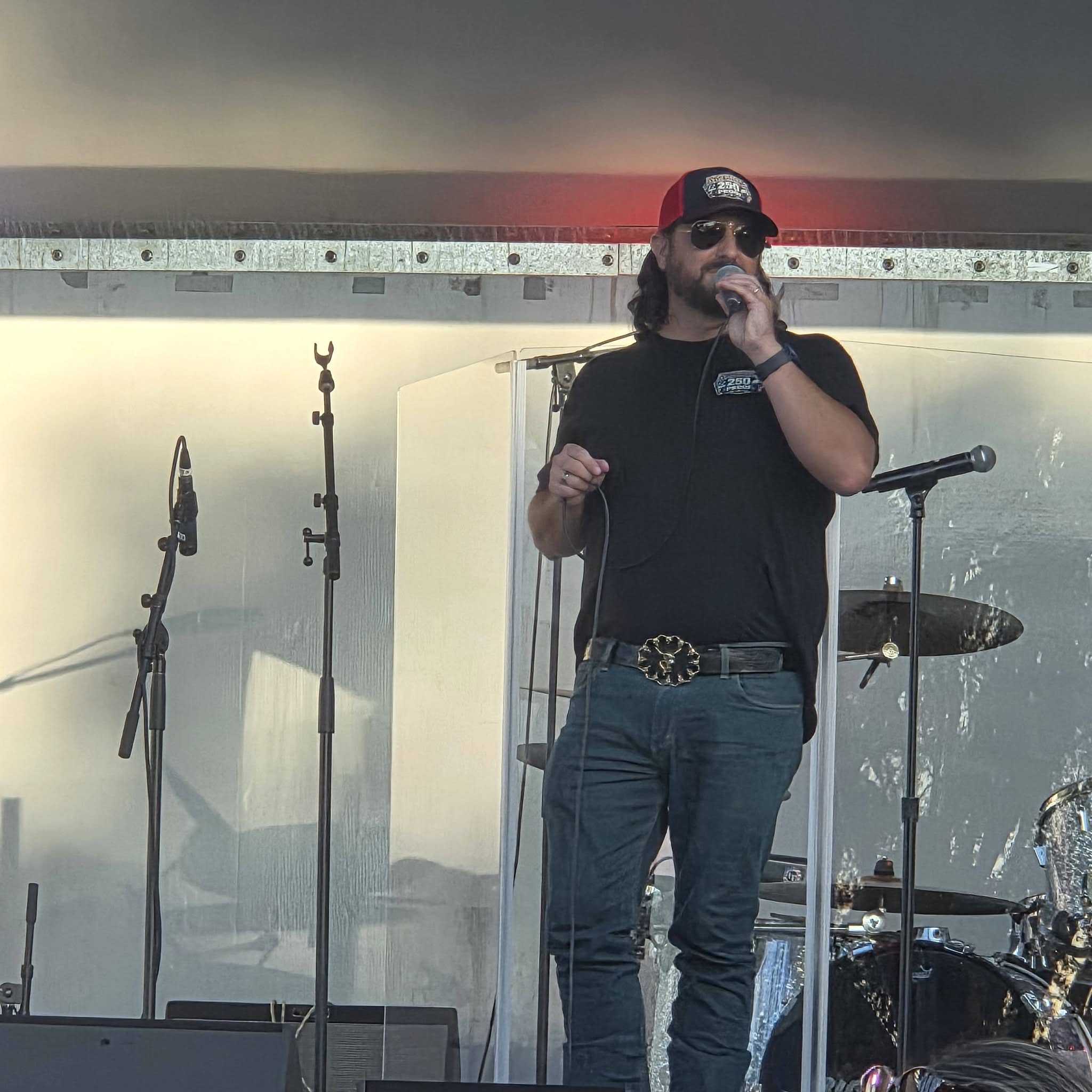 Brian Iannucci preforming America 250 Proof written by Dave Maccutcheon