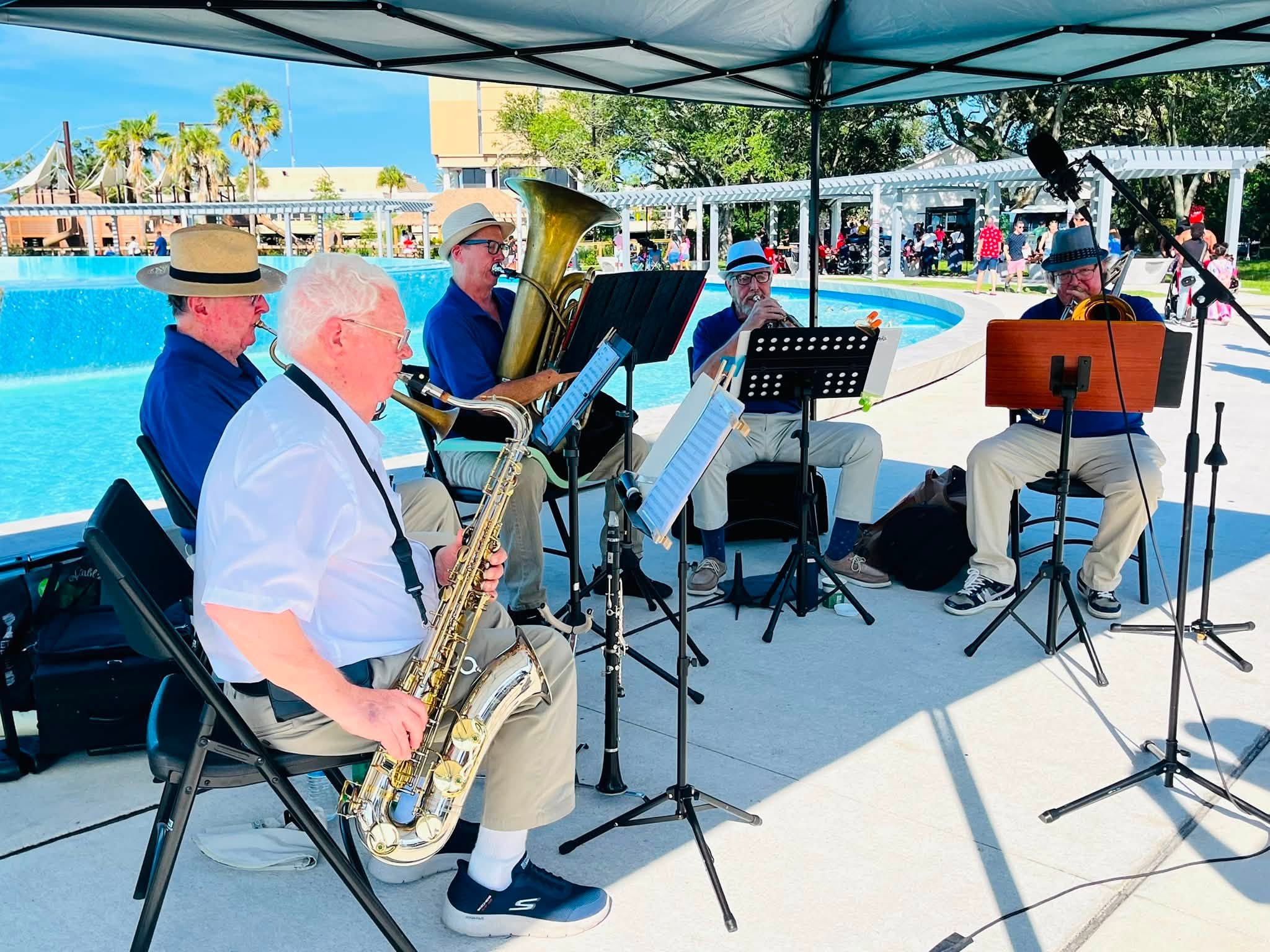 Bold Brass Band playing music at Freedom Fest 2026