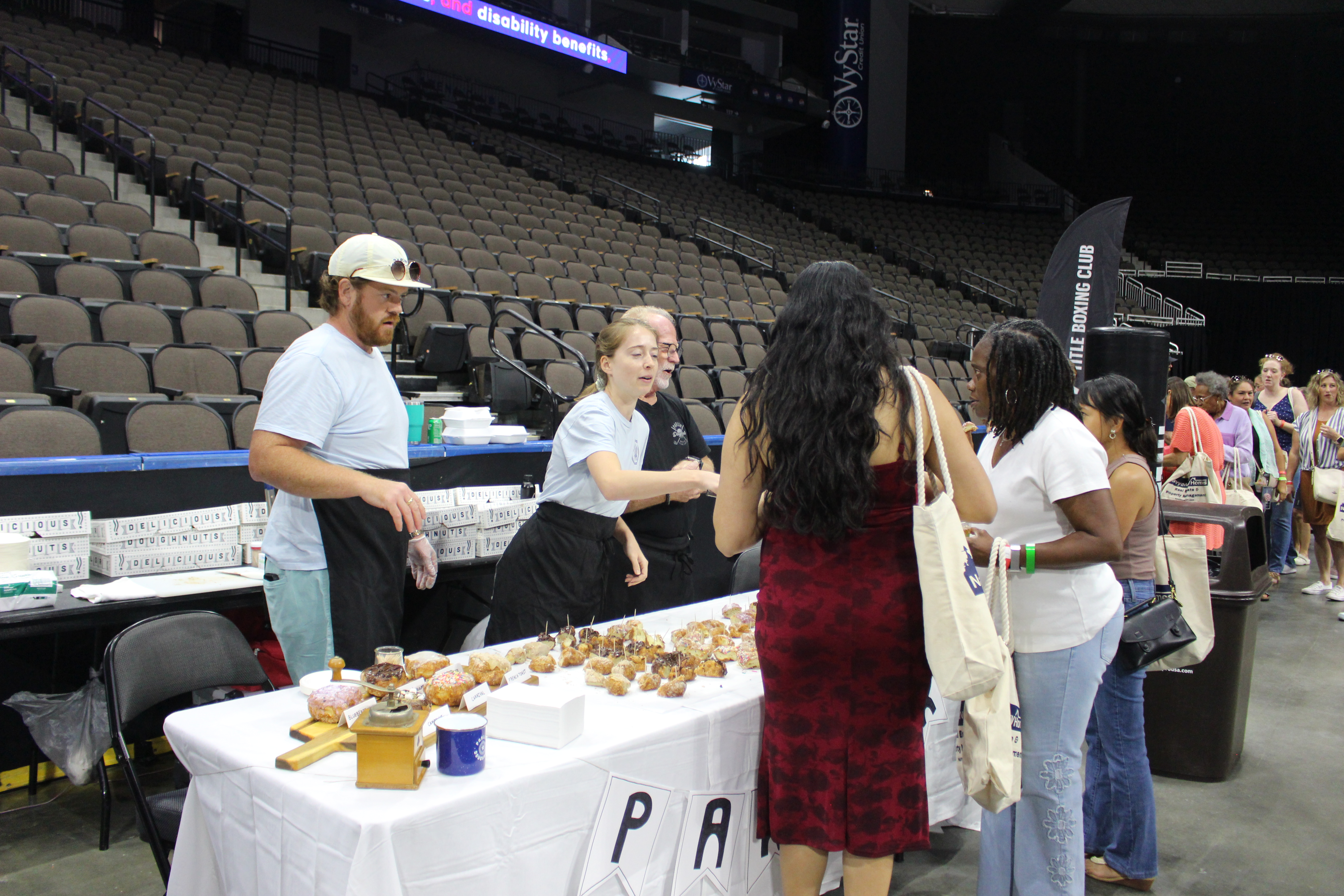 Parlor Doughnuts giving out amazing treats at Spouses Night Out 2026