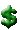 Icon of a Green Dollar Sign