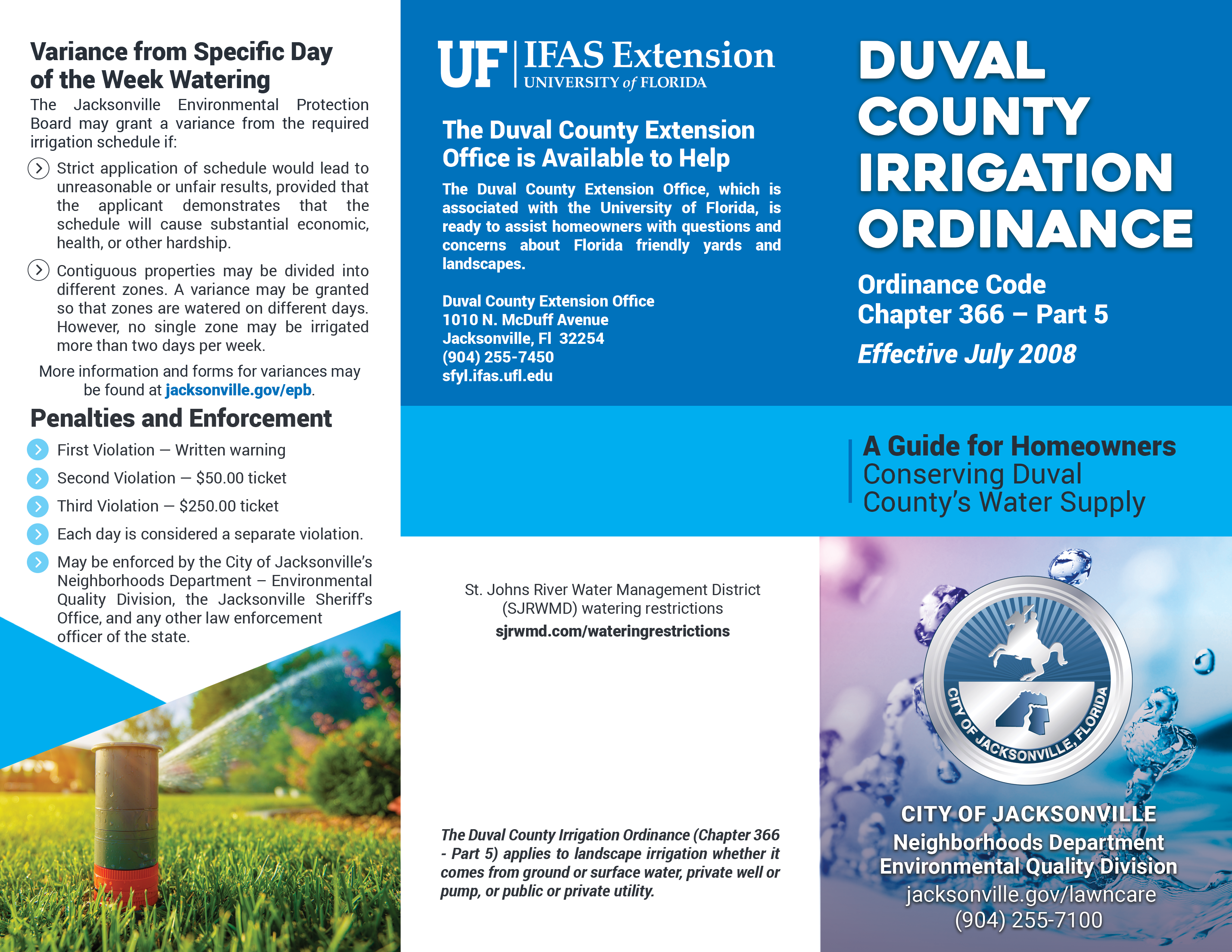 EQD Irrigation flier front