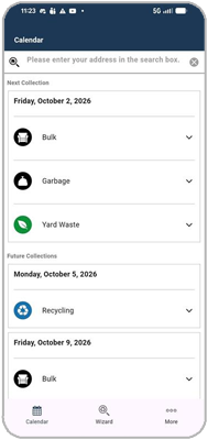 Waste Wizard App Screenshot 2026
