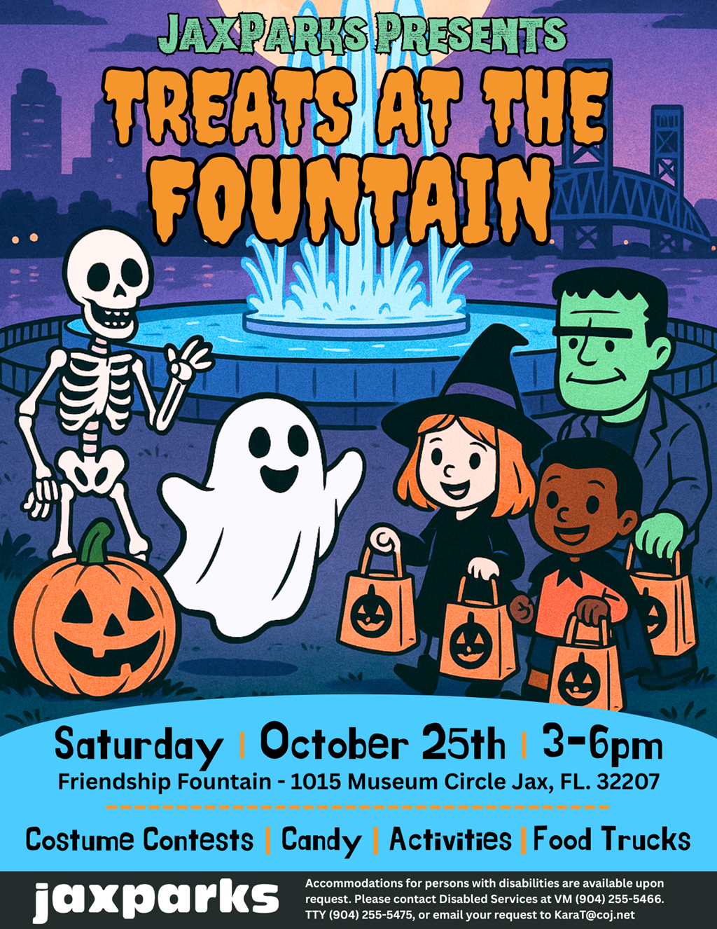 caricature Halloween characters