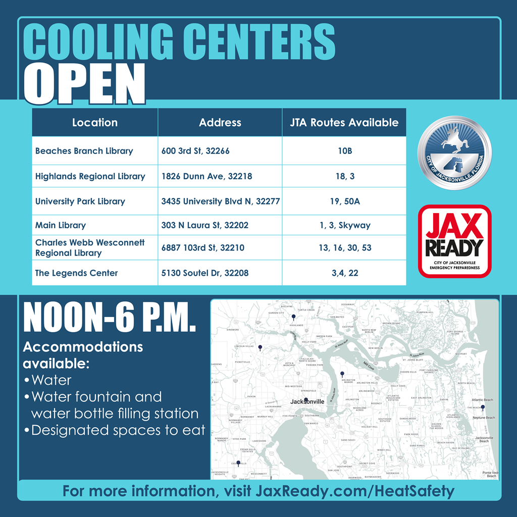 cooling center locations