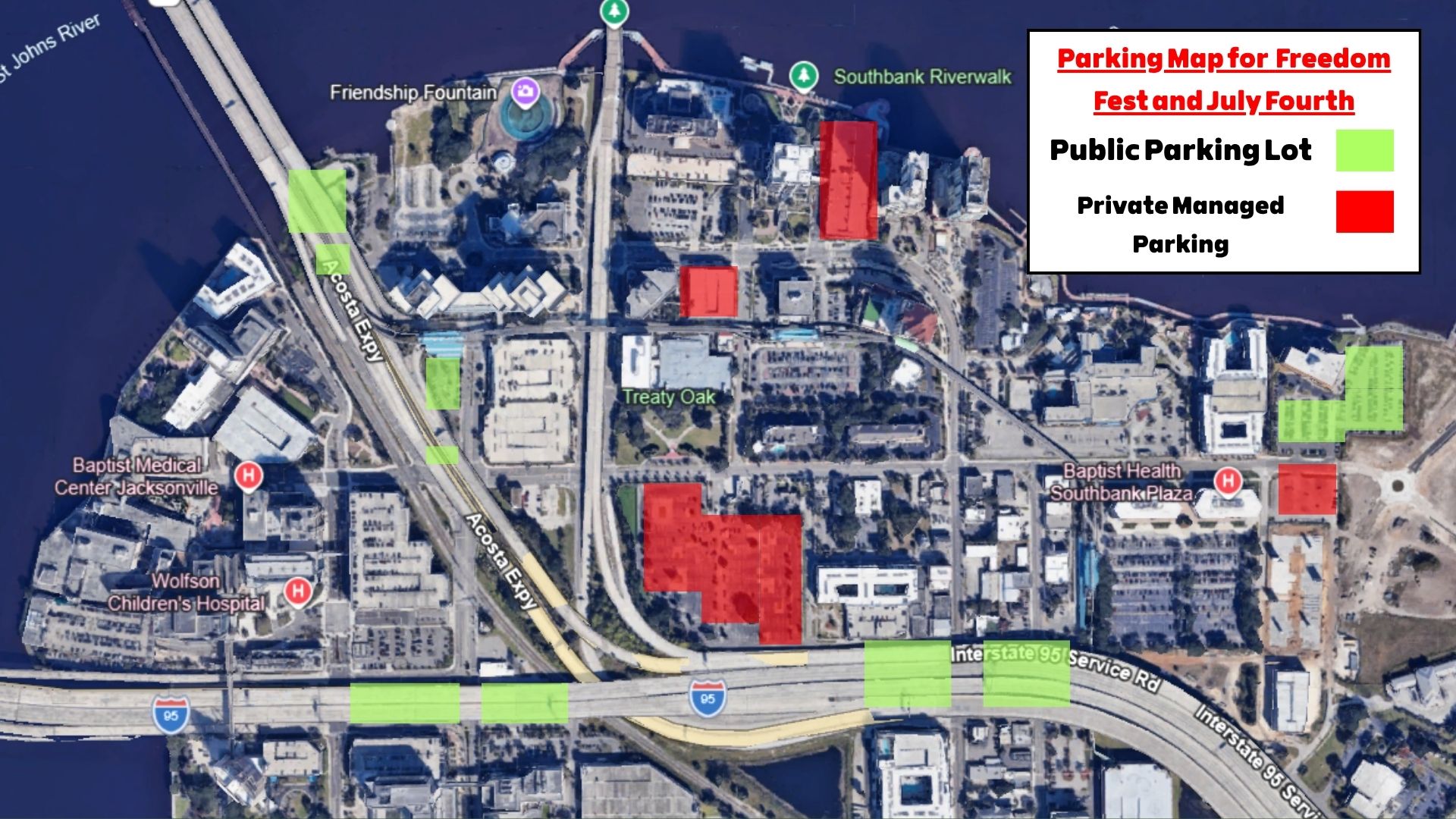 Parking for Freedom Fest