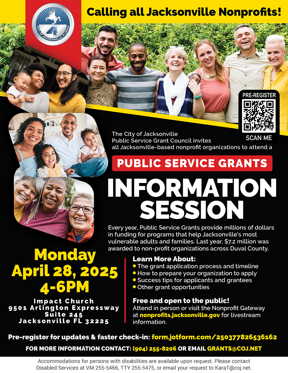 PSG Information Session Flyer