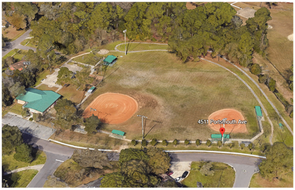 Satellite view of Lewis Cobb Community Center