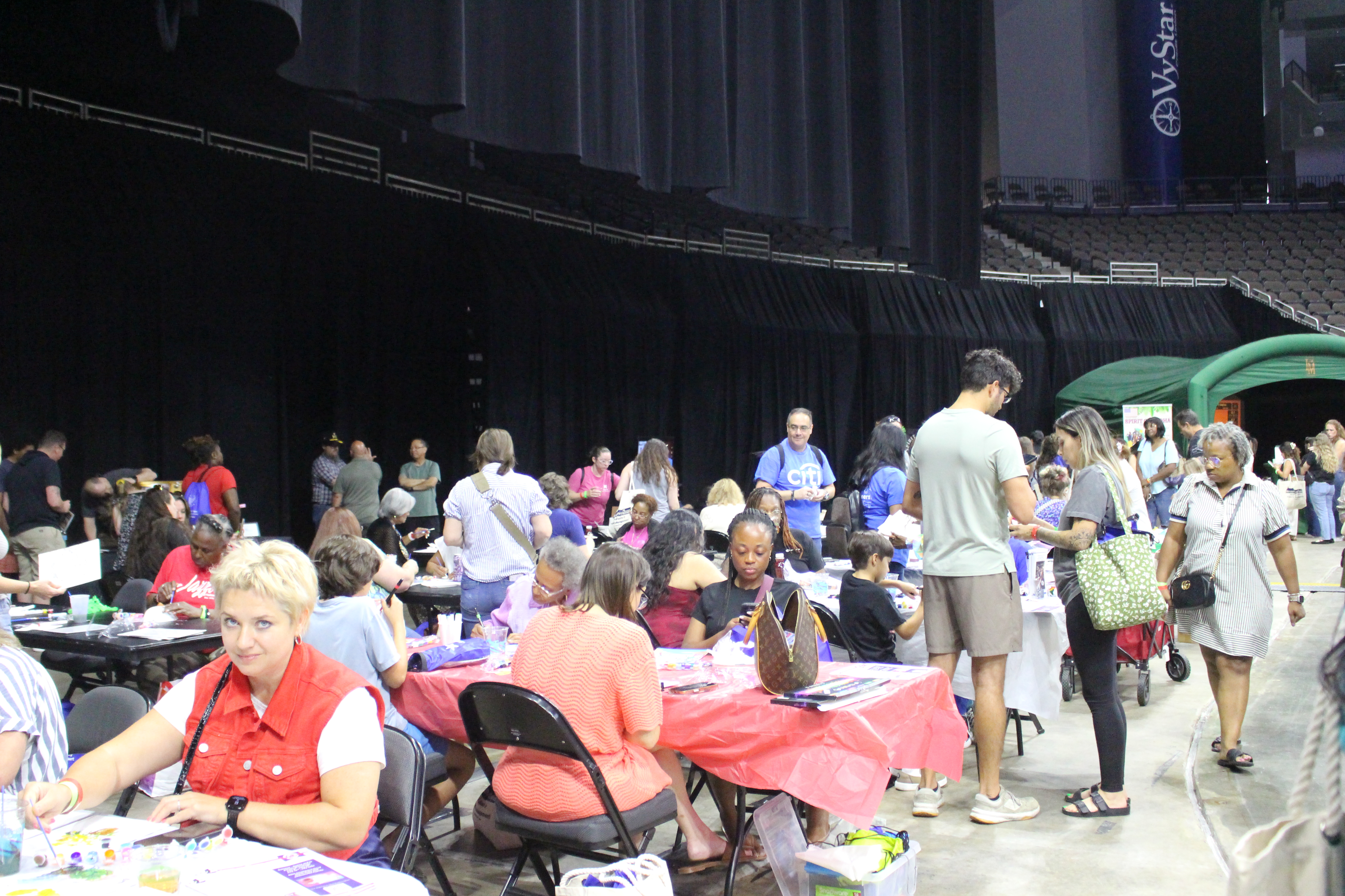 Arts and crafts are always a big draw to the spouses at Spouses Night Out 2026