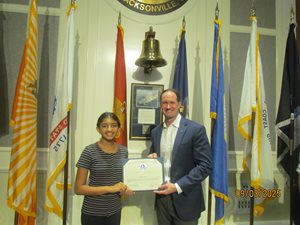 City Council Page Program at the LUZ meeting 1