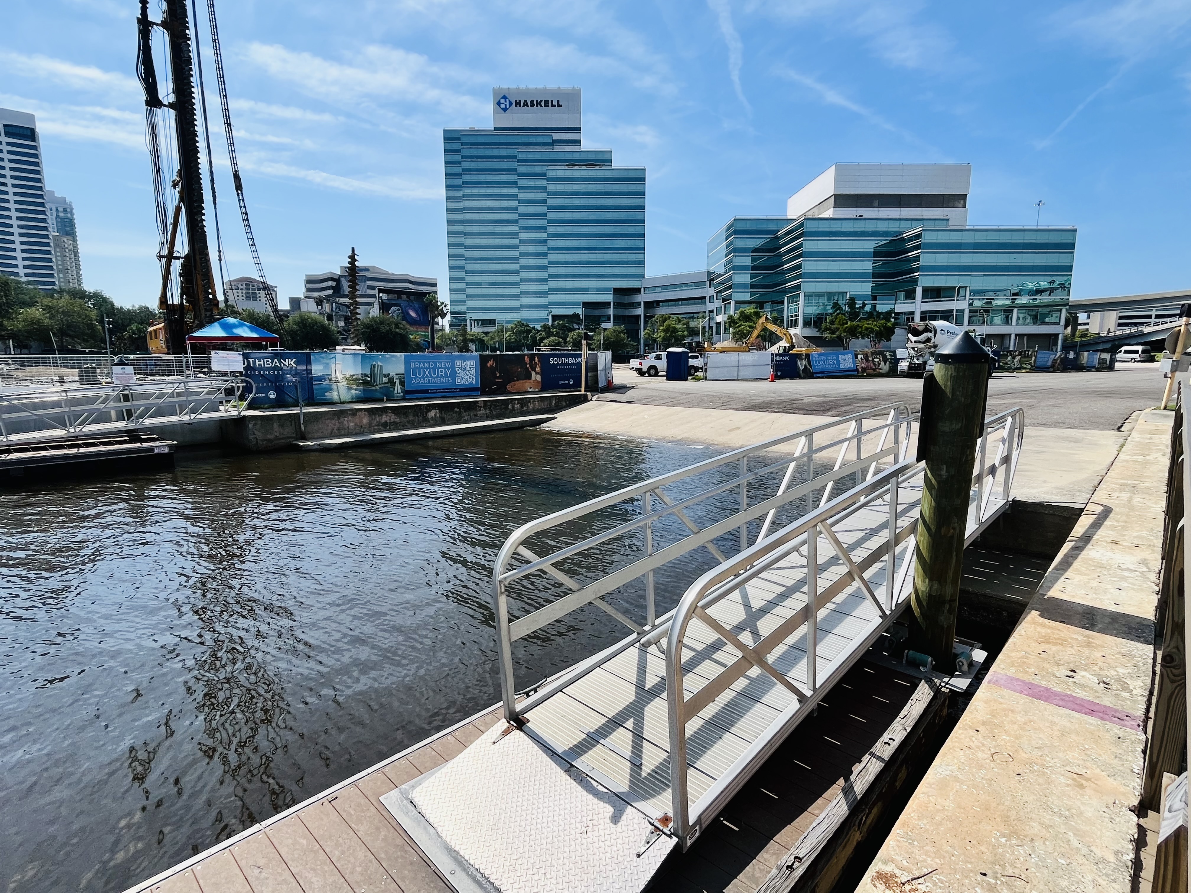 St. Johns Marina Boat Ramp in Downtown Jacksonville.