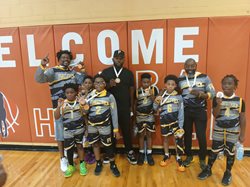 A picture of the Forestview Tarheels Tadpole B - 9U Champions basketball team