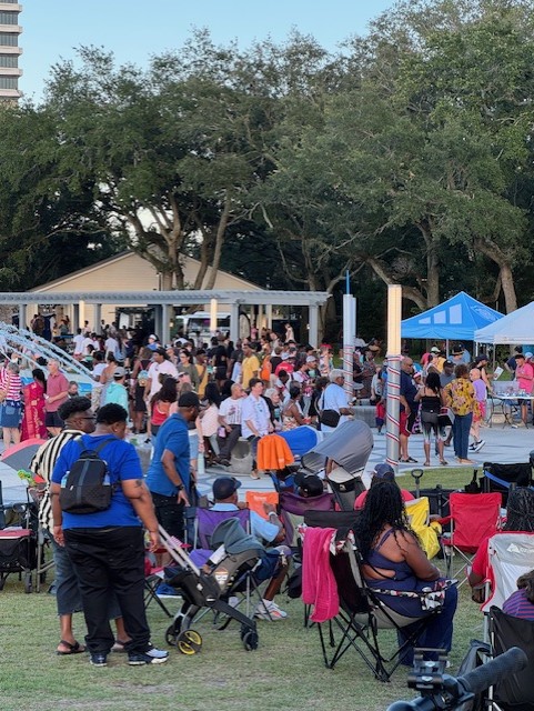 A glimpse of the audience that was estimated to be around 7500 people at Freedom Fest 250