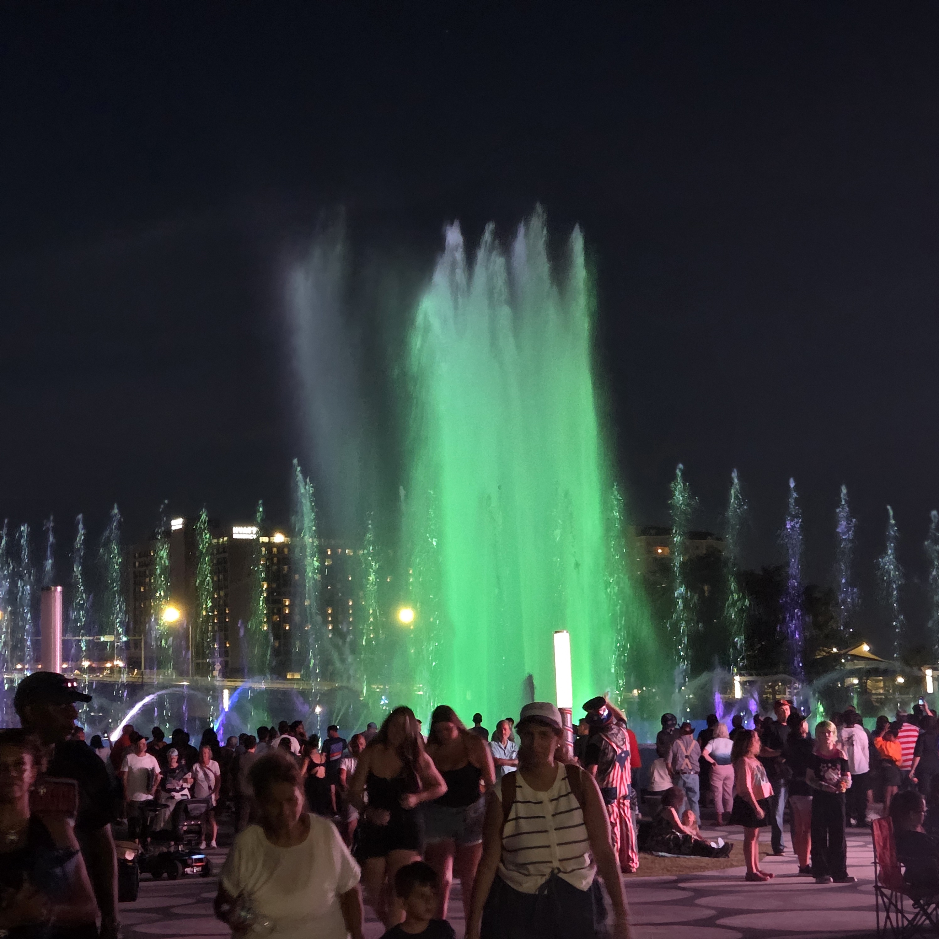 Friendship Fountain water show at Freedom Fest 250