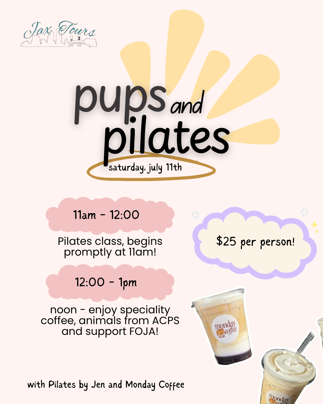 Jax Tours Pups & Pilates