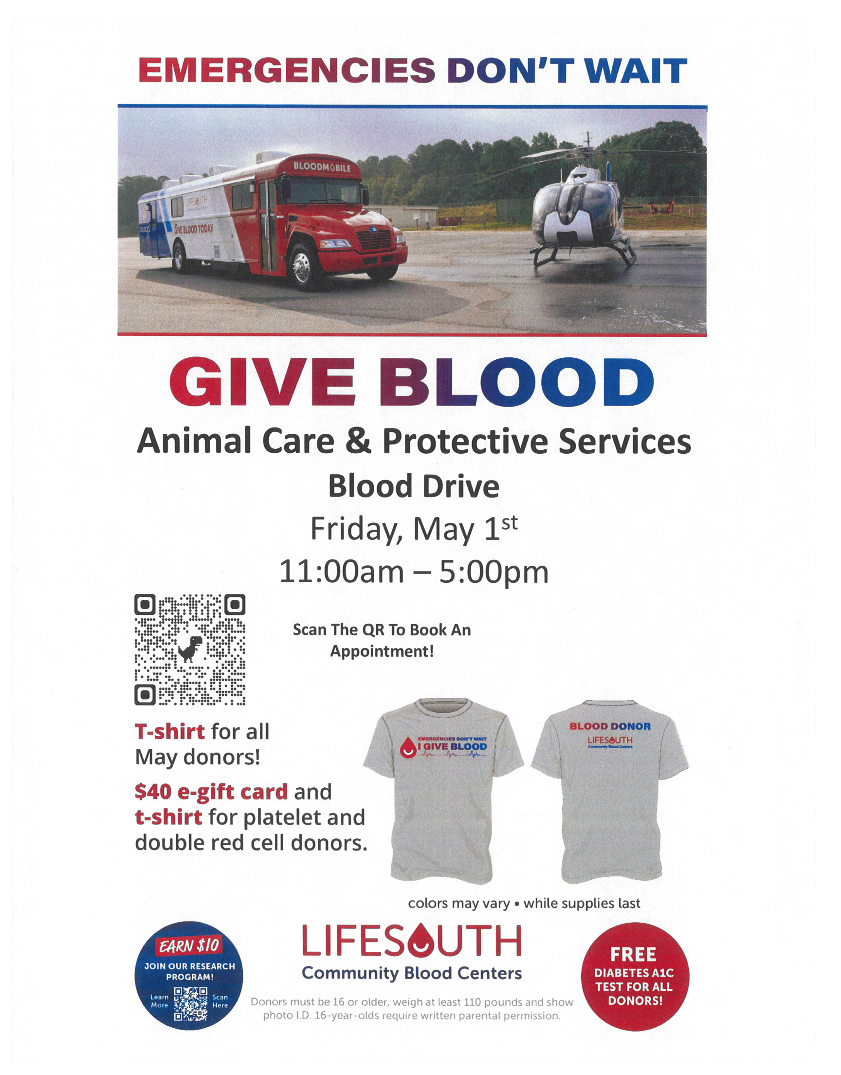 Blood drive 5/1