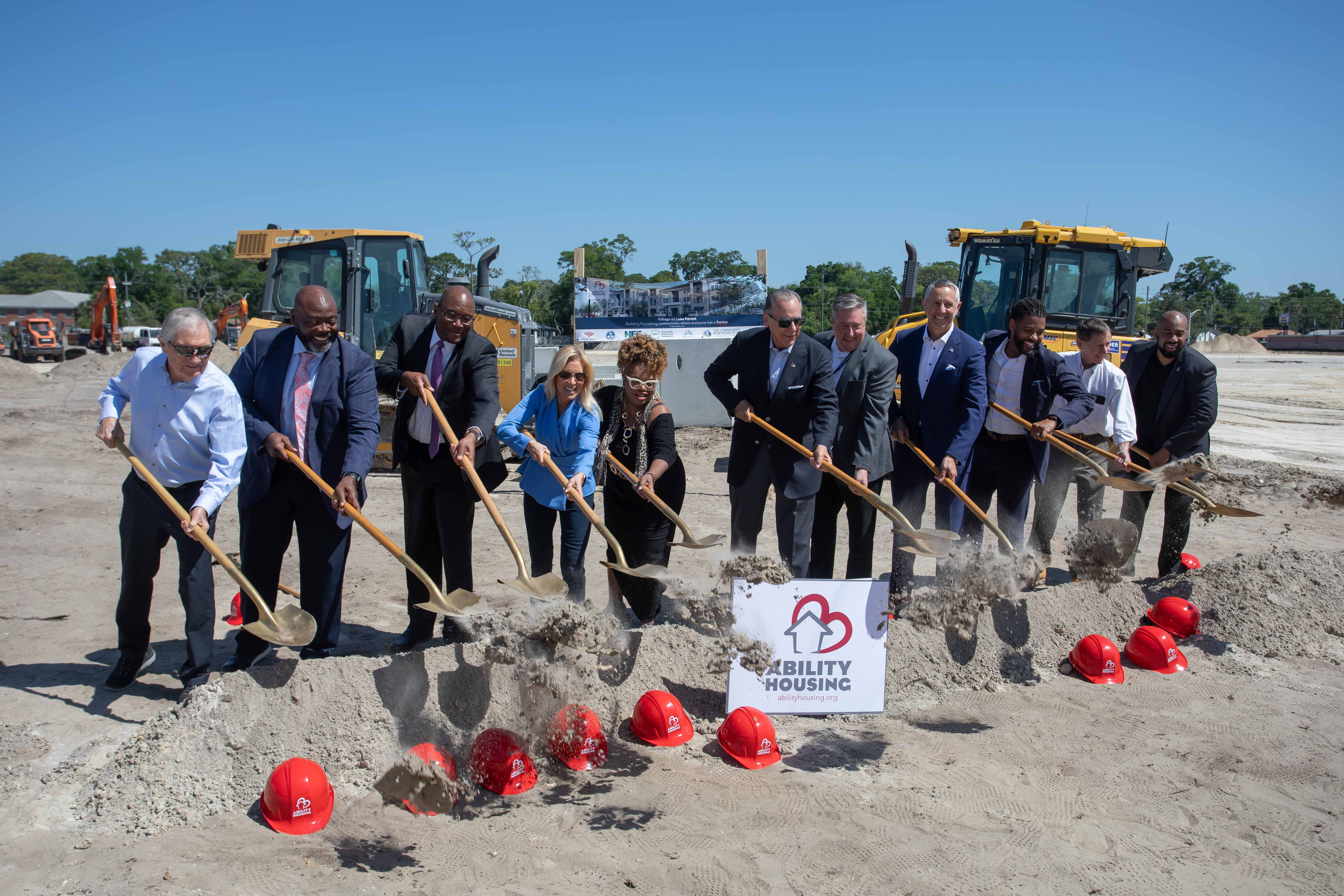 Village at lake forest Groundbreaking - District 10