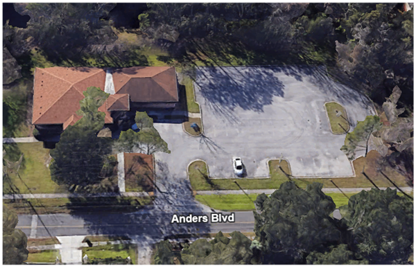 Aerial view of Windy Hill Community Center