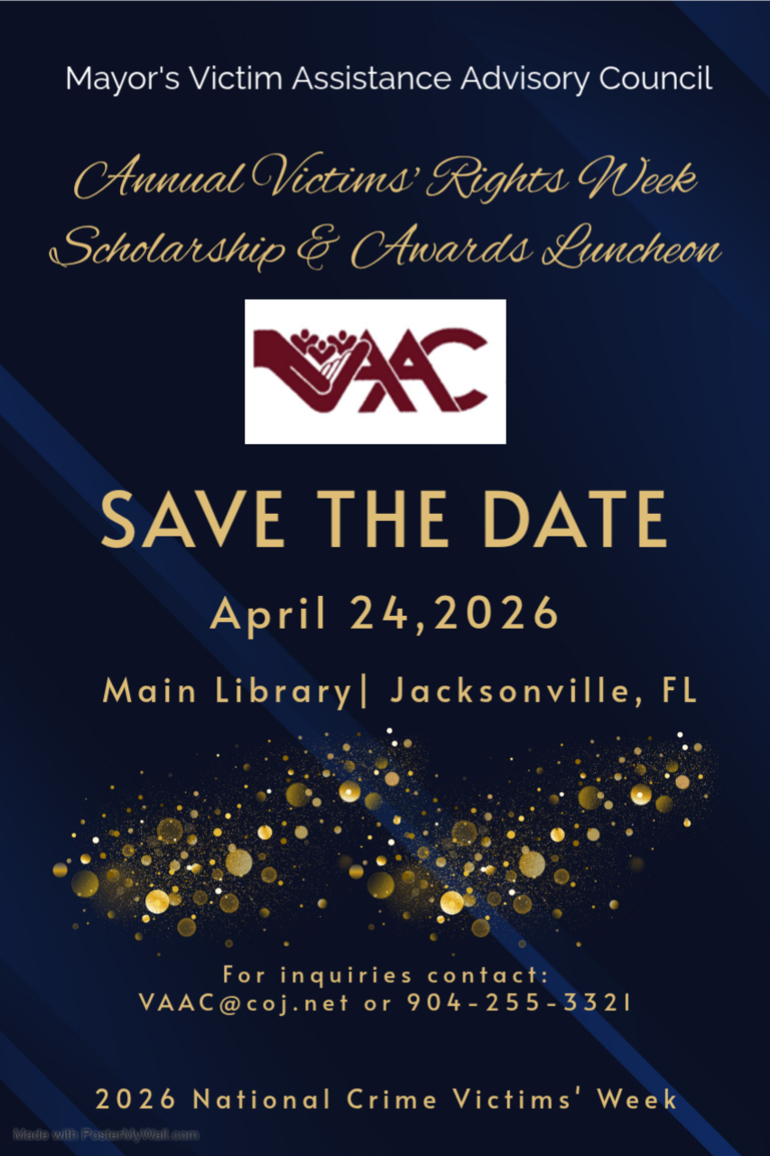 2026 Victims’ Rights Week Scholarship & Awards Luncheon Flyer