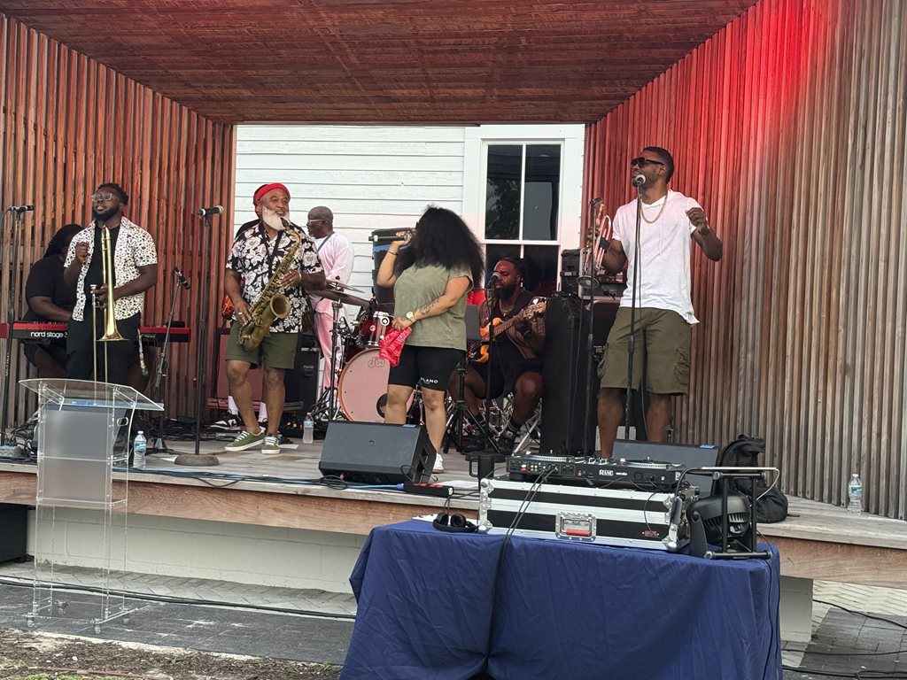 Katz’s Downstairs preforming at the 2025 Emancipation Celebration