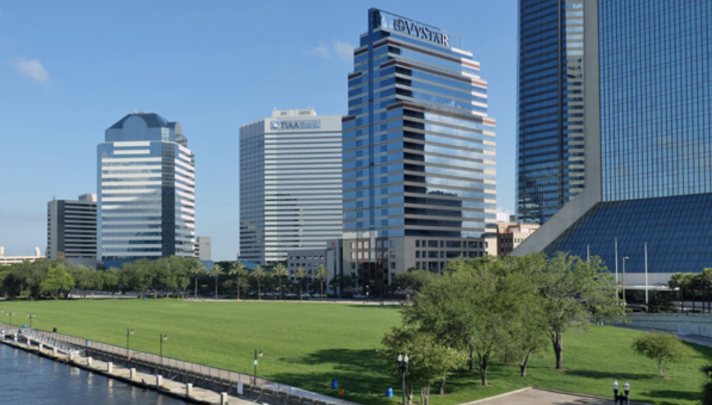 Downtown Jacksonville from the River