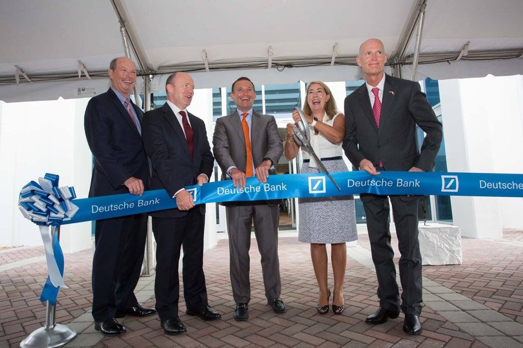 Deutsche Bank Ribbon Cutting