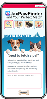 Animal Care Pawfinder Mobile App