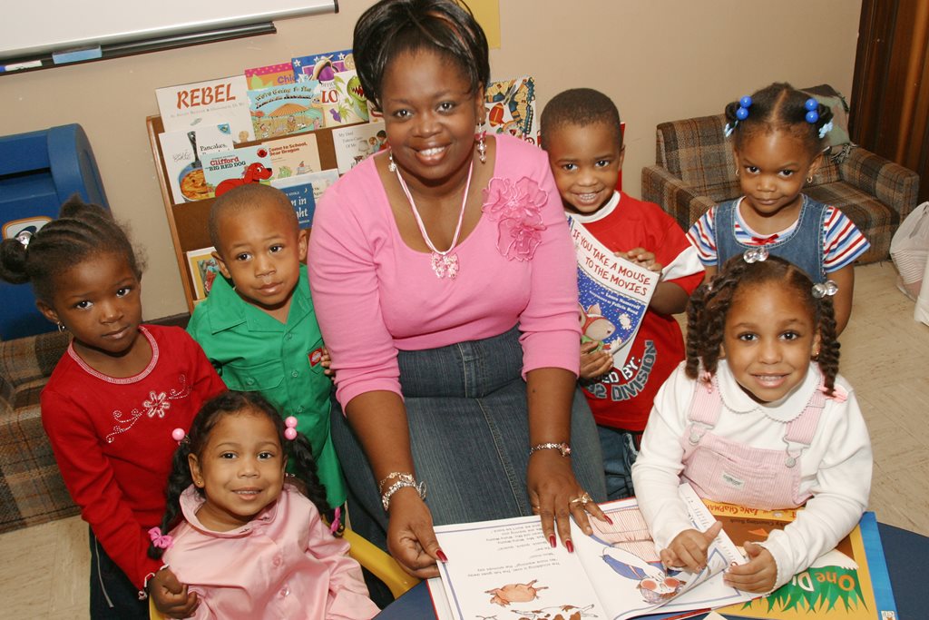 Youth in classroom with teacher