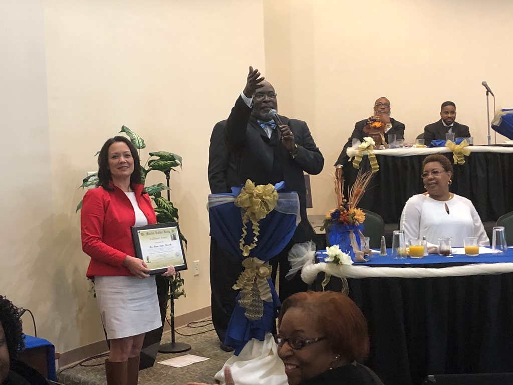 January 13, 2018 photo of Council President Brosche at the Baptist Ministers Conference of Duval County.
