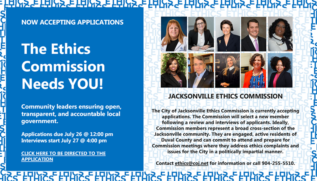 Ethic Commission Vacancy Flyer