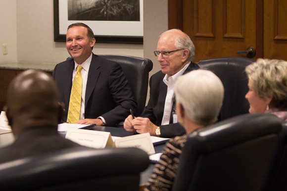 Mayor Lenny Curry at the presentation of the Transition Subcommittee's reports to the adminsitration