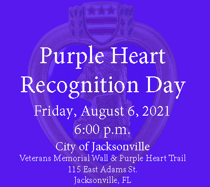 Purple Heart Recognition Day Event Info