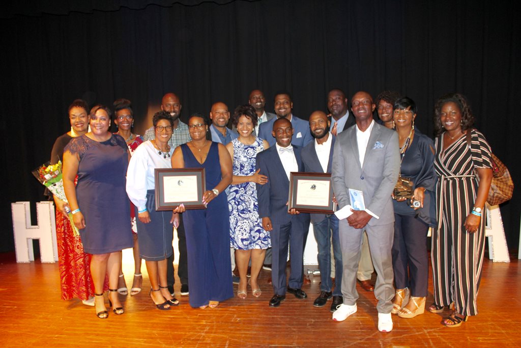 October 20, 2018 photo of Council Member Garrett Dennis at the Ribault Hall of Fame Induction Ceremony.