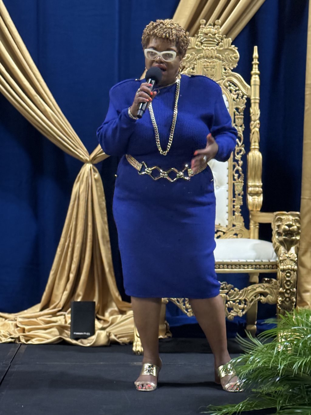 CM Pittman speaking at the Senior Prom