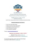 DEADLINE FOR PARADE APPLICATIONS TODAY