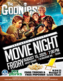 actors and charactures in the film on flyer