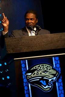 Mayor Alvin Brown enourages Jaguar ticket sales.