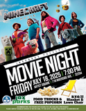 actors and charactures in the film on flyer