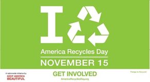 america recycles day logo
