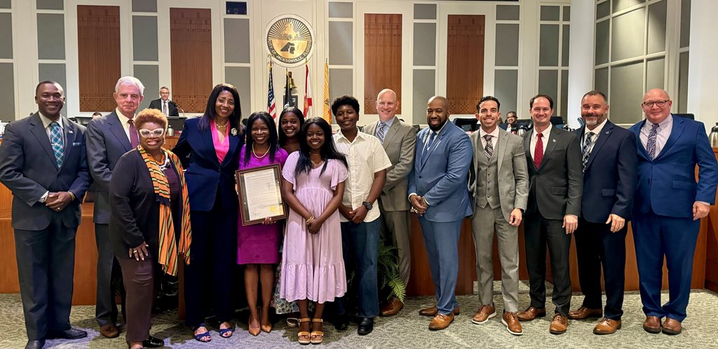 CM Freeman, CM Boylan, CM Pittman, CM Clark-Murray, Lawsikia Hodges, Shannon Hodges, Shelia Hodges, Alvin Hodges, CM Holland, CM Johnson, CM Arias, CM J. Carlucci, CM Gay, Scott Wilson