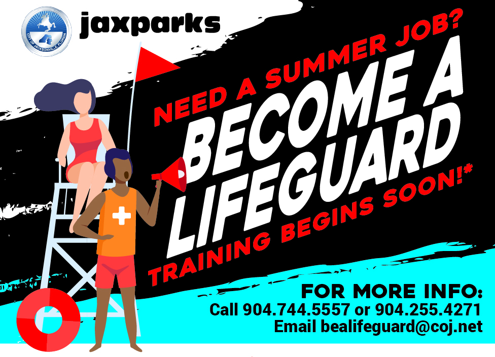 Illustration of two lifeguards