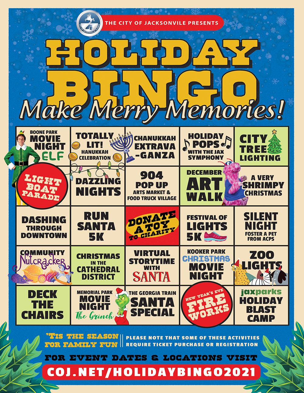 Holiday Bingo Card