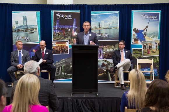 Mayor Lenny Curry kicking off National Travel and Tourism Week