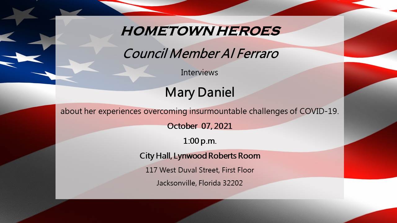 October 7, 2021 Hometown Heroes Flyer.  Full text shown to the right.