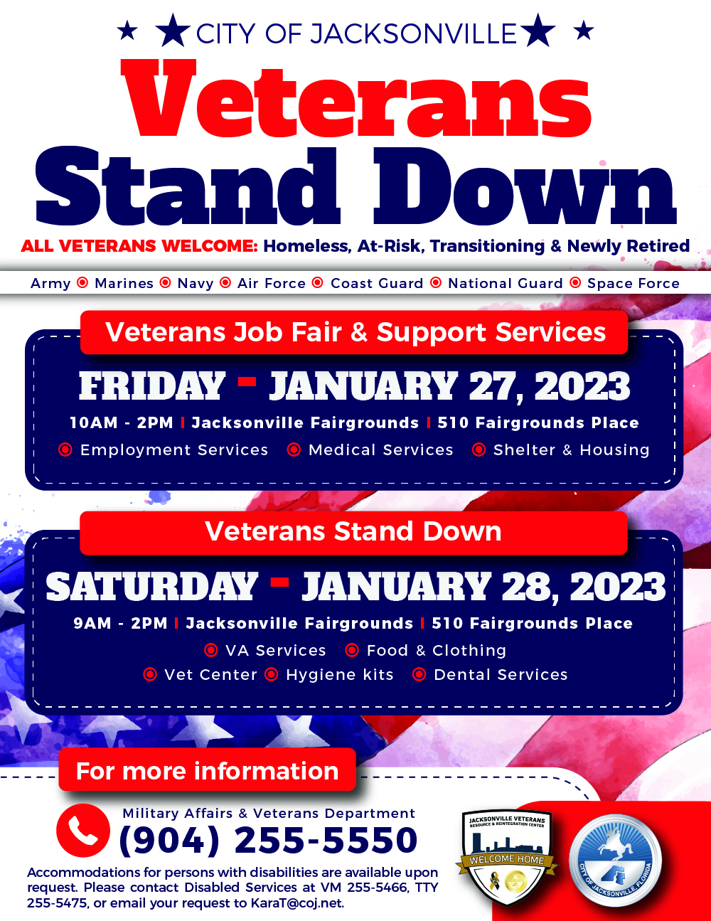mavd homeless veterans stand down flyer